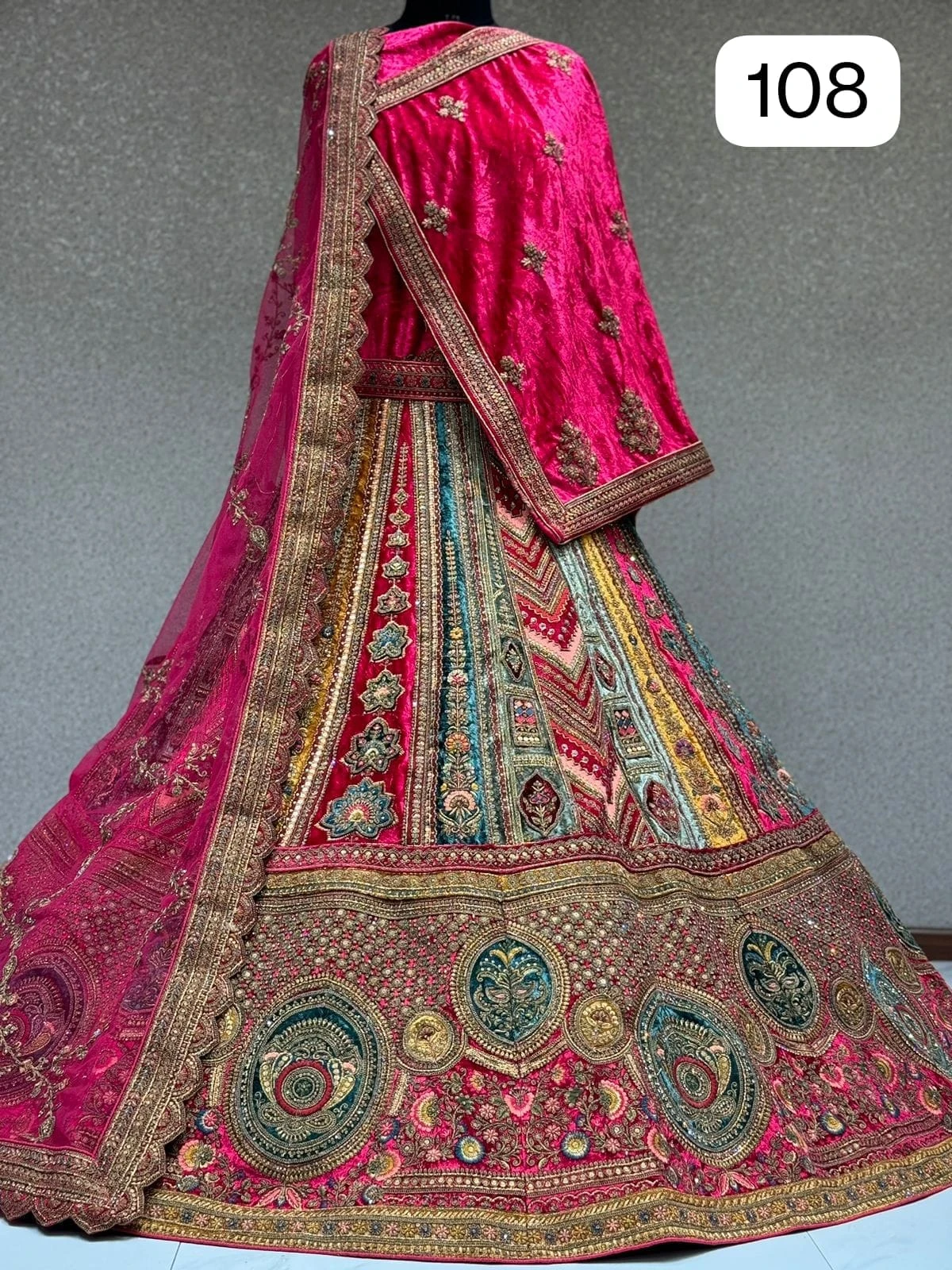 Ssg Creation 105 To 109 Velvet Wholesale Lehenga Catalog — Wholesale Lehenga, MPA wholesale from Surat - Gallery Image 4